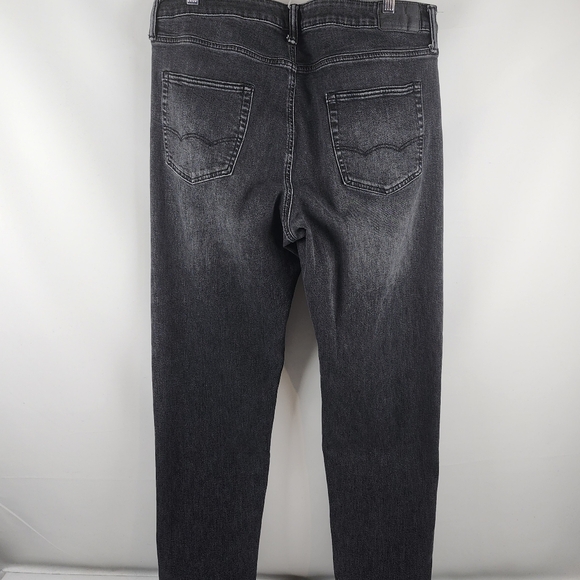 American Eagle Jeans Mens 36x32 Airflex+ Black Stretch Mid Rise Denim - Picture 7 of 9